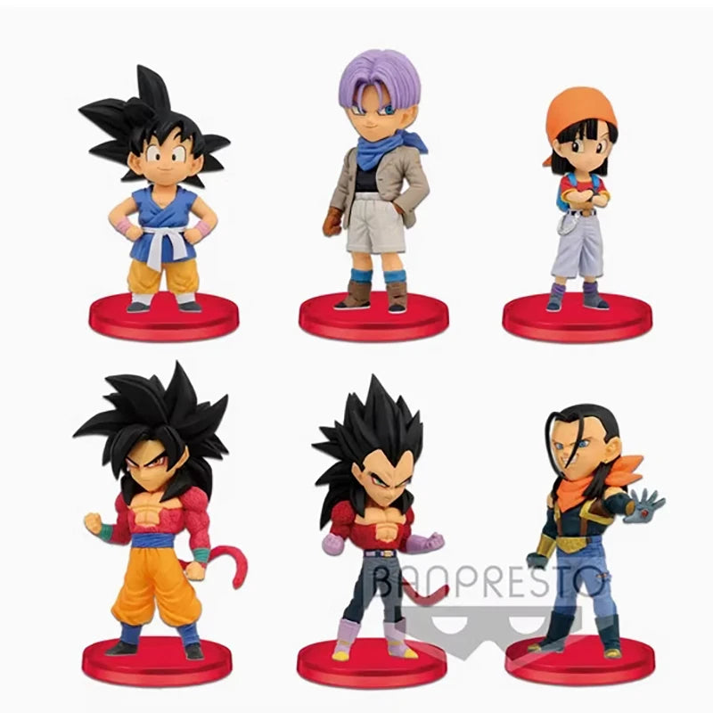Dragon Ball Z Super Saiyan Son Goku Anime Figure Son Gohan Vegeta Broly Piccolo Majin Buu Set Action Figurine Model Gifts Toy