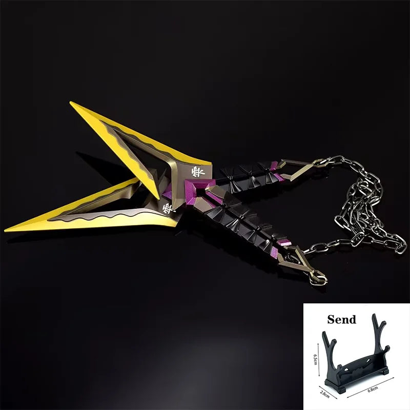 Нож Valorant Melee, играчка Kuronami No Yaiba, меч, настолен орнамент, нож, играчка, игра, периферни устройства, фигурка, метални занаяти, подаръци
