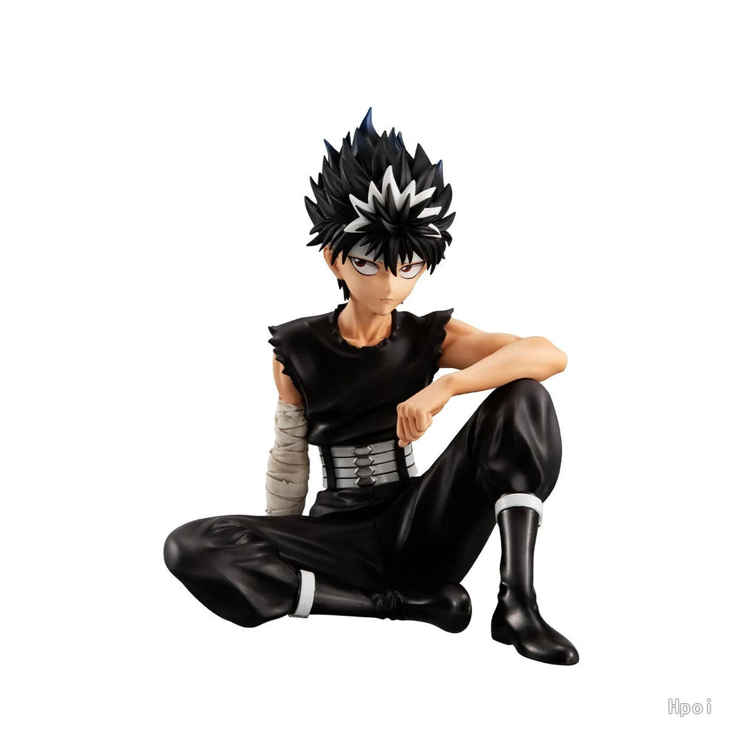 8.5CM AnimeYu Yu Hakusho Hiei Tenohira Figure Kurama Sitting posture Noodle Stopper Figure Model Toy Doll Aciton Figure