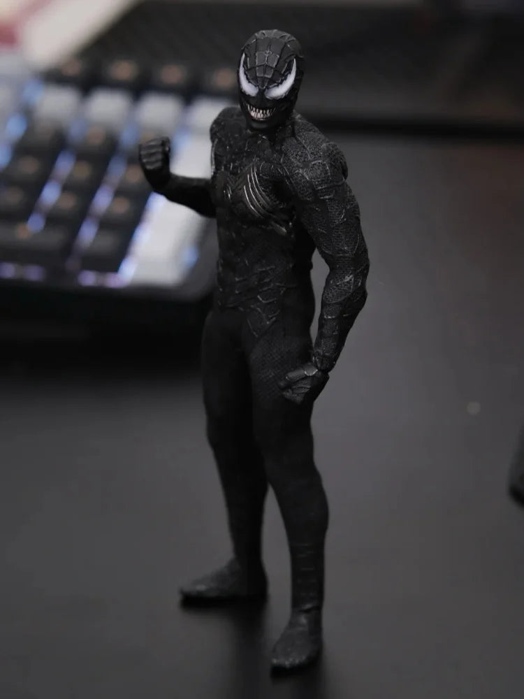 Sawtooth Toys Venom Spider-Man 6in Studio 1/12 Scale Symbiotic Variant Action Figure Anime Model Trendy Desktop Ornament Gifts