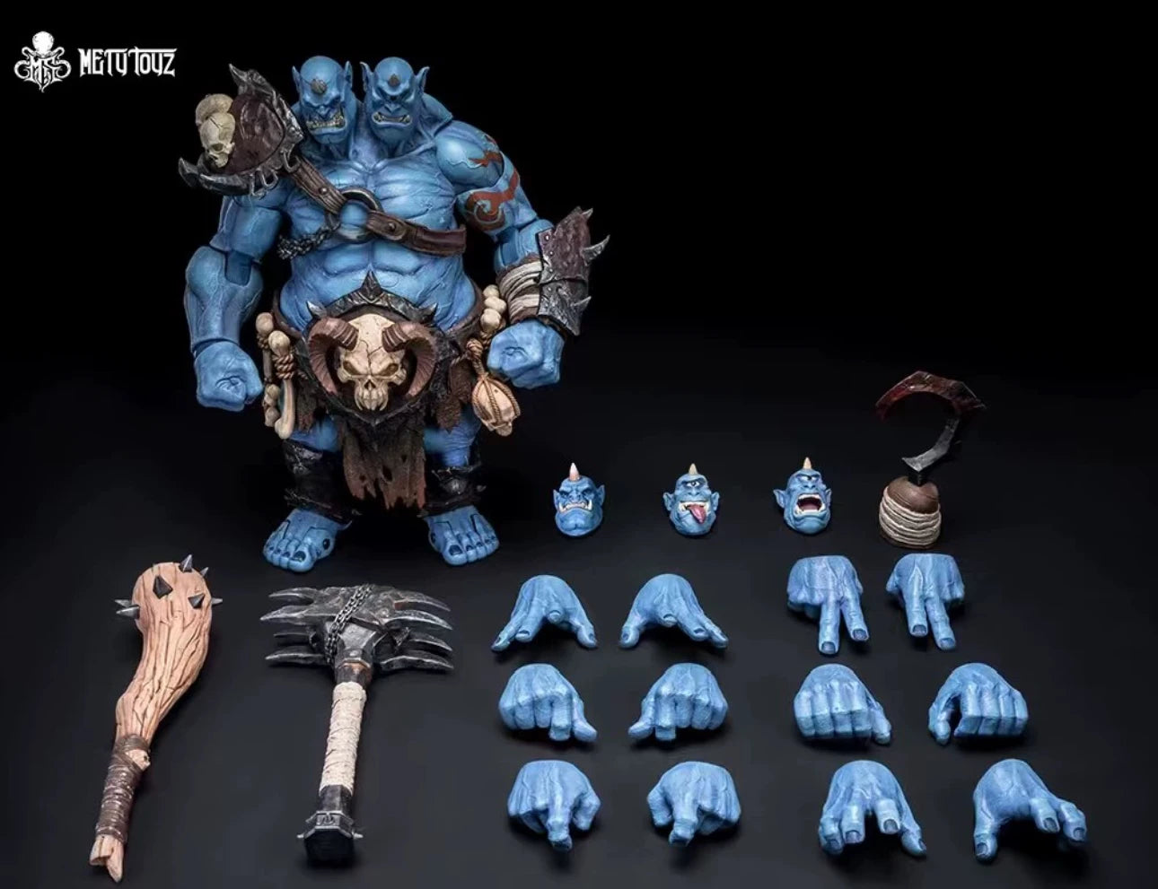 In Stock Adventurer World Skull Crusher. Ogruth Ogre Warrior Action Doll