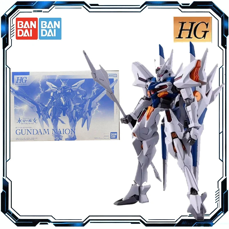 Bandai Spirits Original PB HG 1/144 Gundam Naion Alterable Bayonetta Model Kit Action Figure Toys for Boys Girls Kids Gift