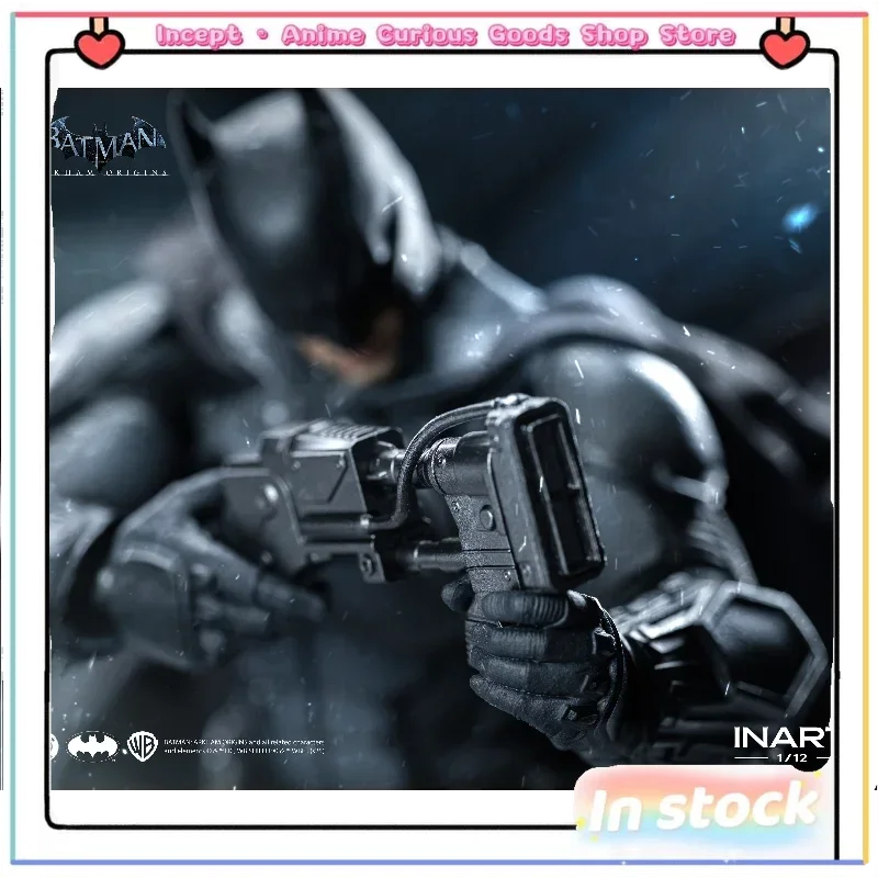 【In Stock】 INART Batman Arkham Origins Batman 1/12 Action Figure Doll Anime Model Toy Collection Gift Desktop Ornament