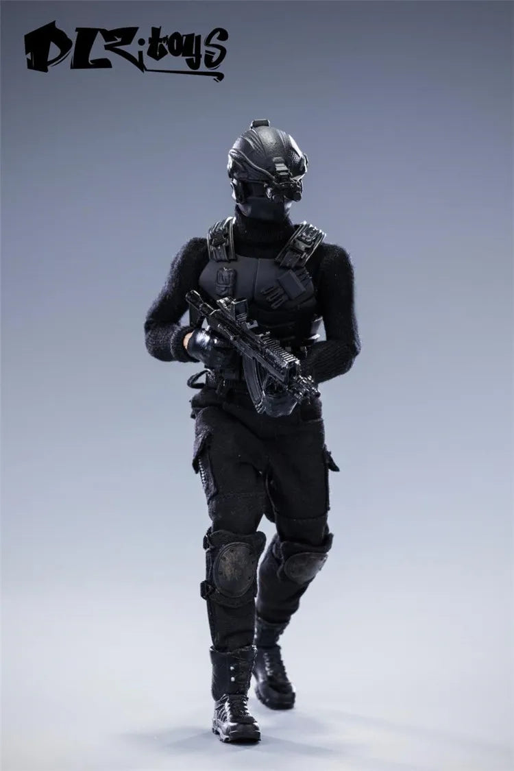 DLZ.TOYS Nwtoys 1/12 Male Soldier Special Force Task Soldier Skull Sergeant Full Set 6'' Action Figure Model Toys Collection