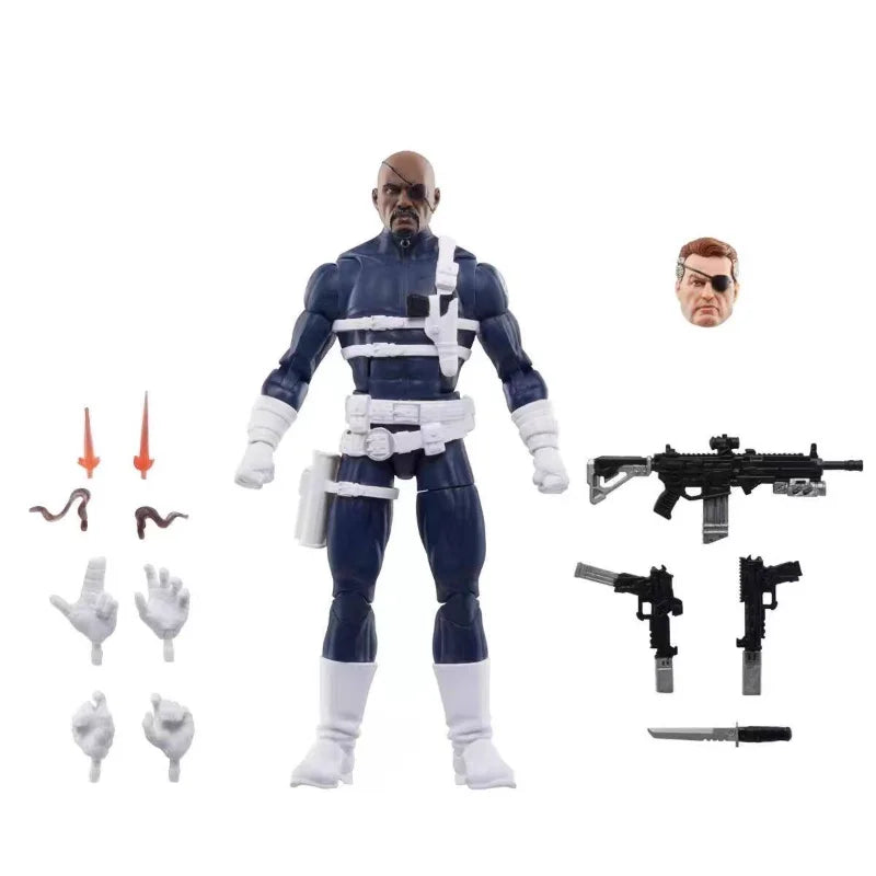 Marvel Legends S.H.I.E.L.D. Nick Fury Dugan Natasha Romanoff Action Figure Room Decora Figurine Collection Model Toy Gifts