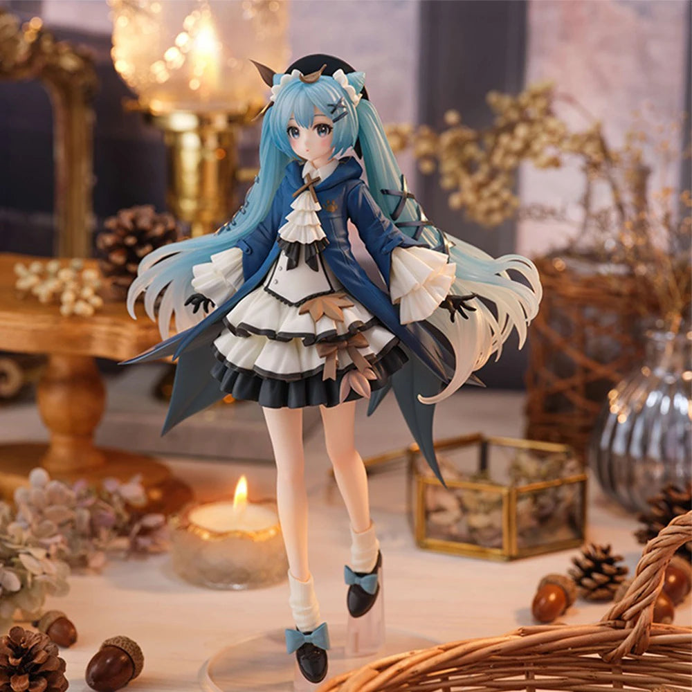 SEGA Original S-FIRE Hatsune Miku (Autumn Outing) Action Anime Figure PVC Model Decoration 22CM Collectible Toys In Stock
