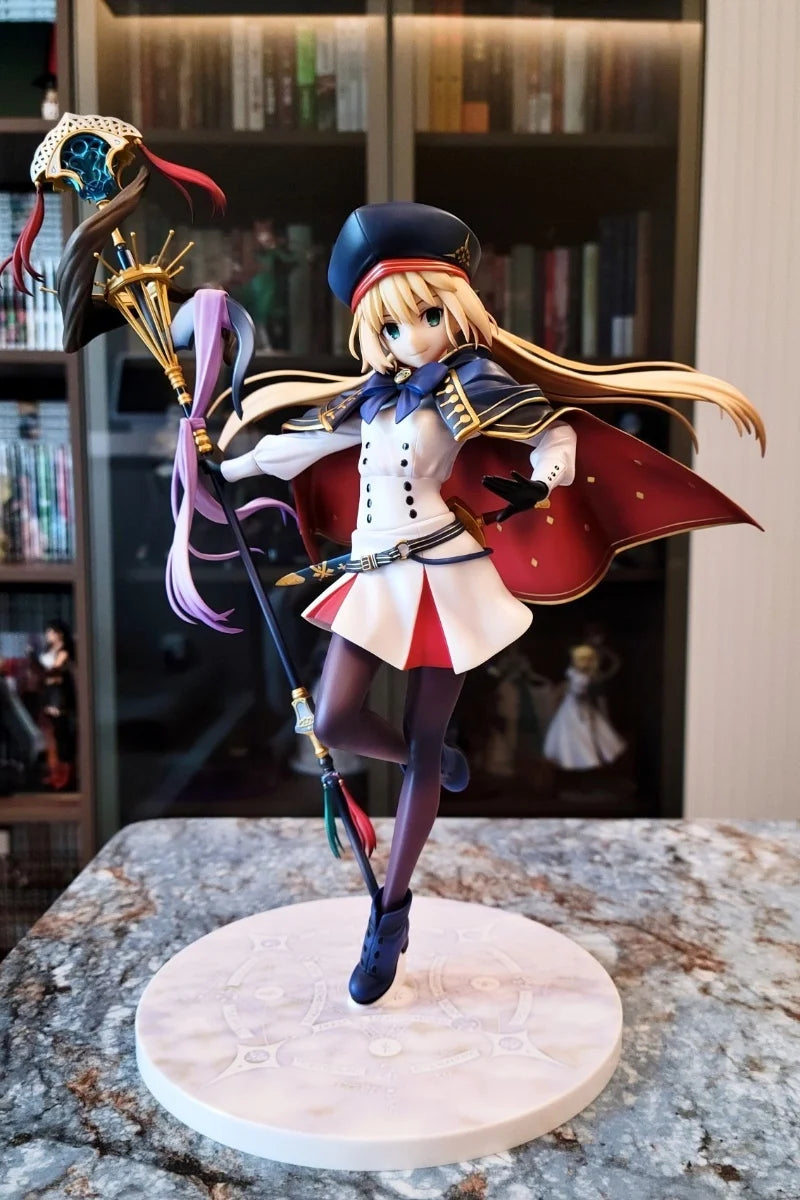 Altria Caster Original Modellbausatz 1/7 Fate/Grand Order Caster Altria Anime Figur Modell Spielzeug Geschenk für Jungen Schaumstoffverpackung