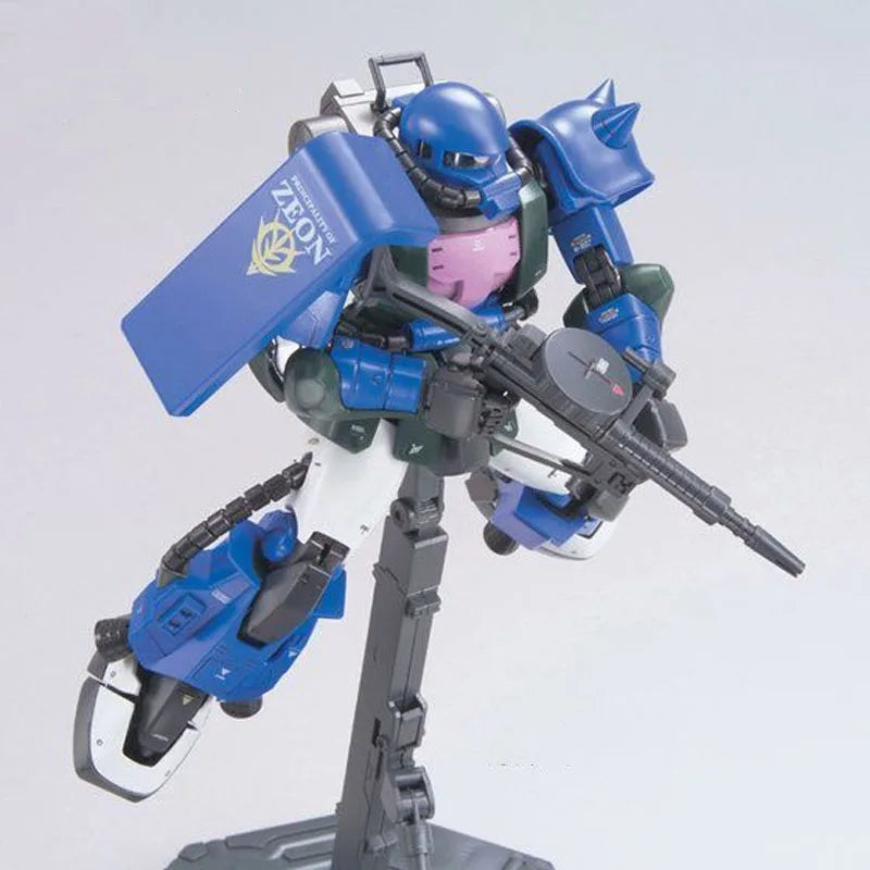 Bandai Original MG ZakuⅡ High Mobility Type MS-06R-1A 1/100 Anime Action Figure Assembly Model Toys Gifts For Children GUNDAM