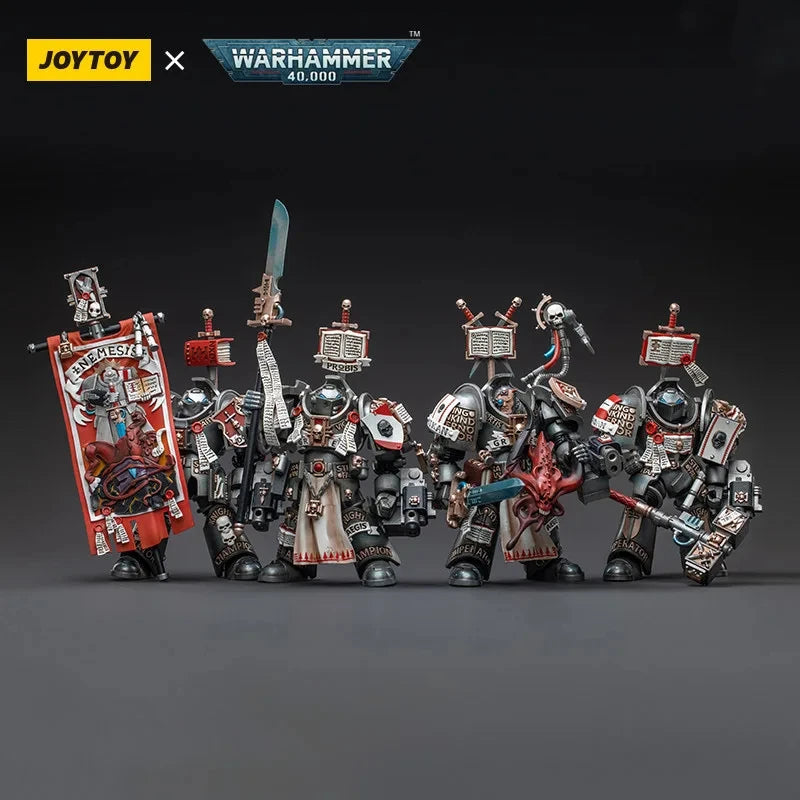 [In-Stock] Joytoy 1/18 Warhammer 40K Grey Knightsbrotherhood Terminator Squad Action Figure Free Shipping Model Anime Collect