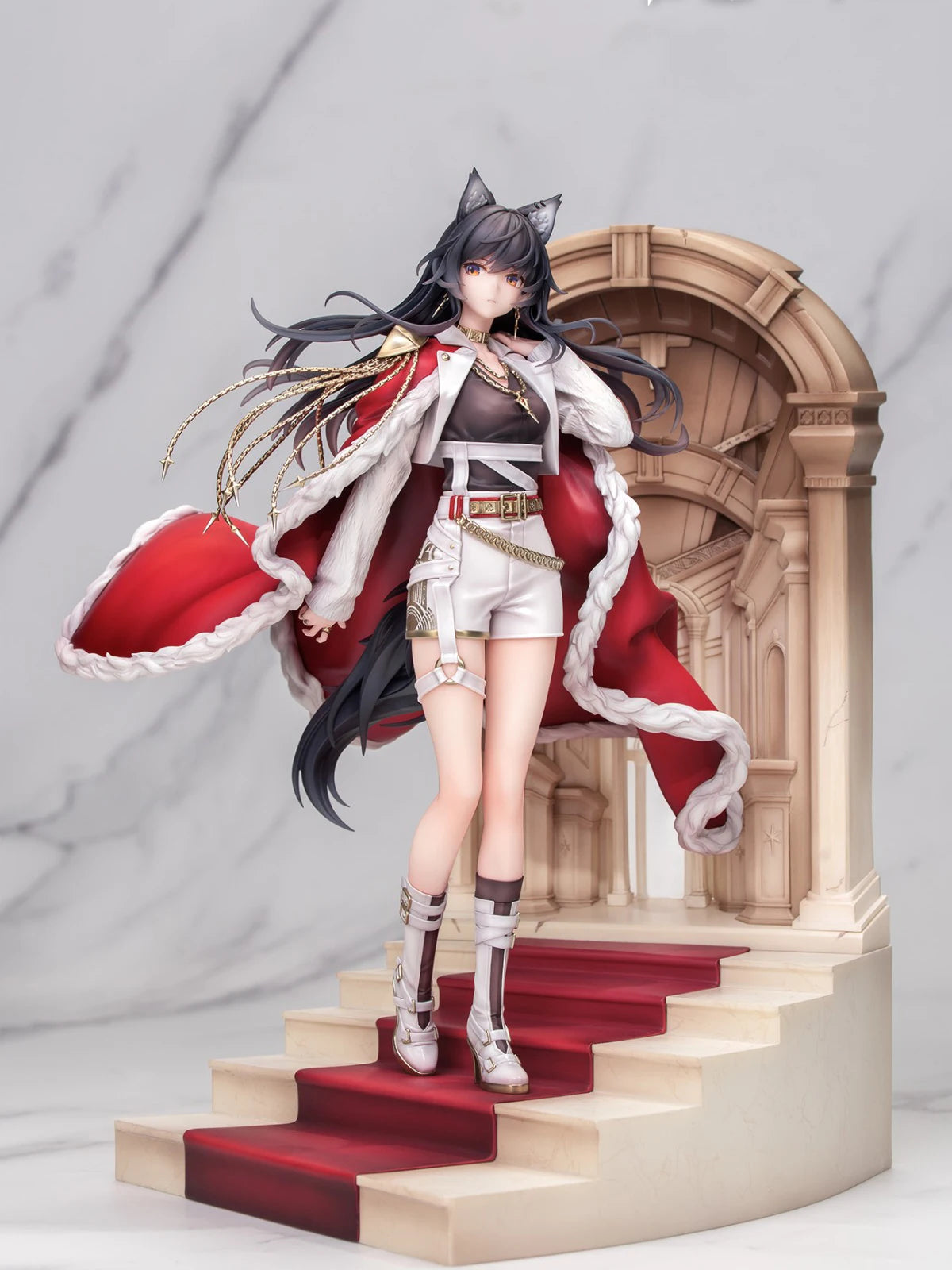 Original Genuine Myethos Prepainted Arknights Texas The Omertosa The Throne Ver. 1/7 H=275mm Game Character Model Figure Collect
