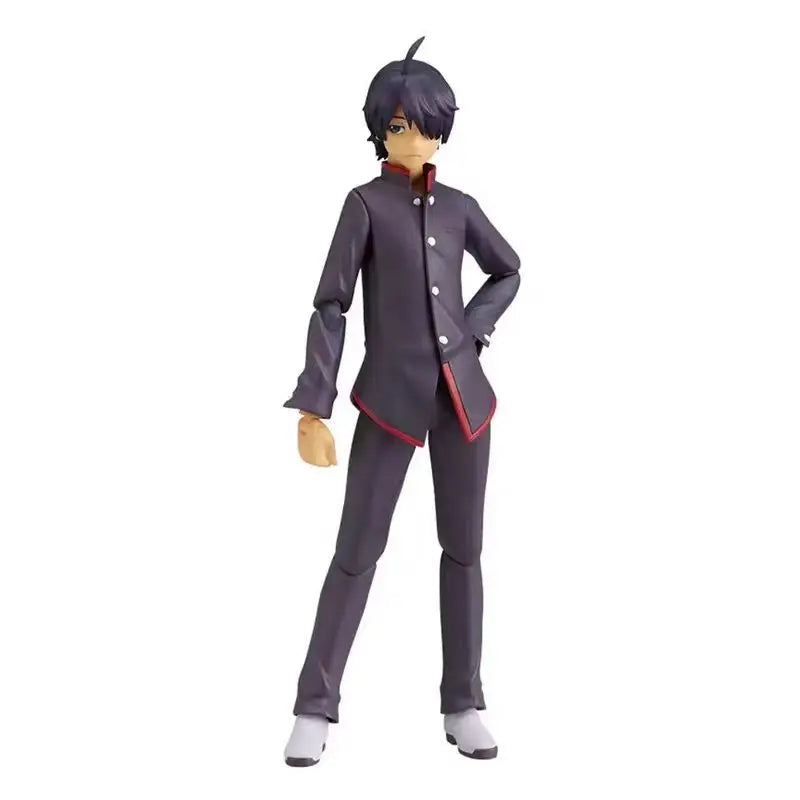 In Stock Original Bakemonogatari Koyomi Araragi figma 097 Max Factory Figure Action Figure Model Toy Character Doll Gift