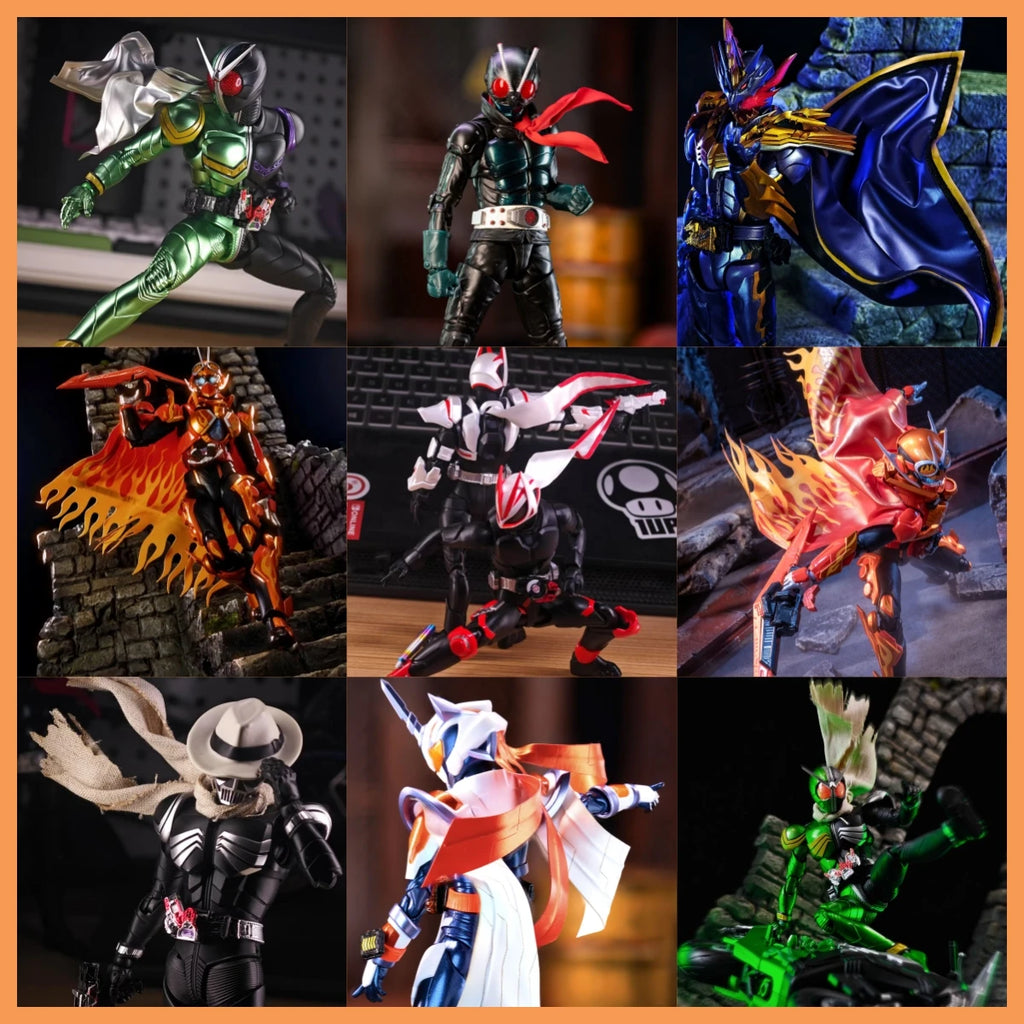 Handmade 1/12 Scale Kamen Rider Classic Same Style Mini Cloak Scarf Accessories For 6inch SHF Action Figures Body