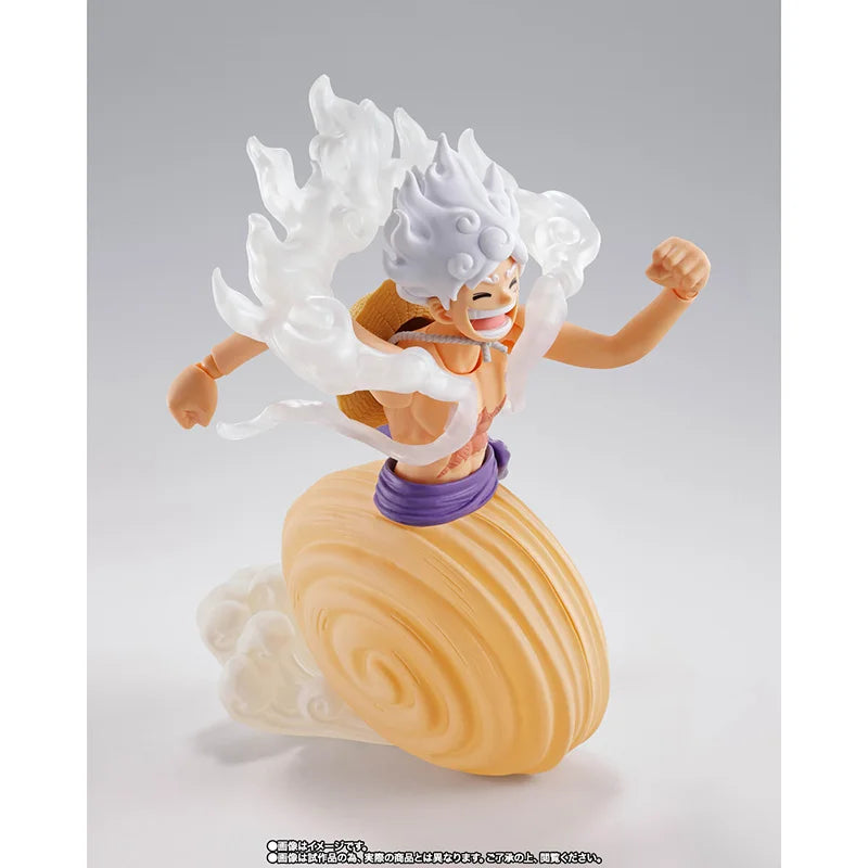 100% Original Bandai S.H.Figuarts Shf Monkey D Luffy Gear 5 One Piece Future Island Egghead Anime Action Collection Figures Toys