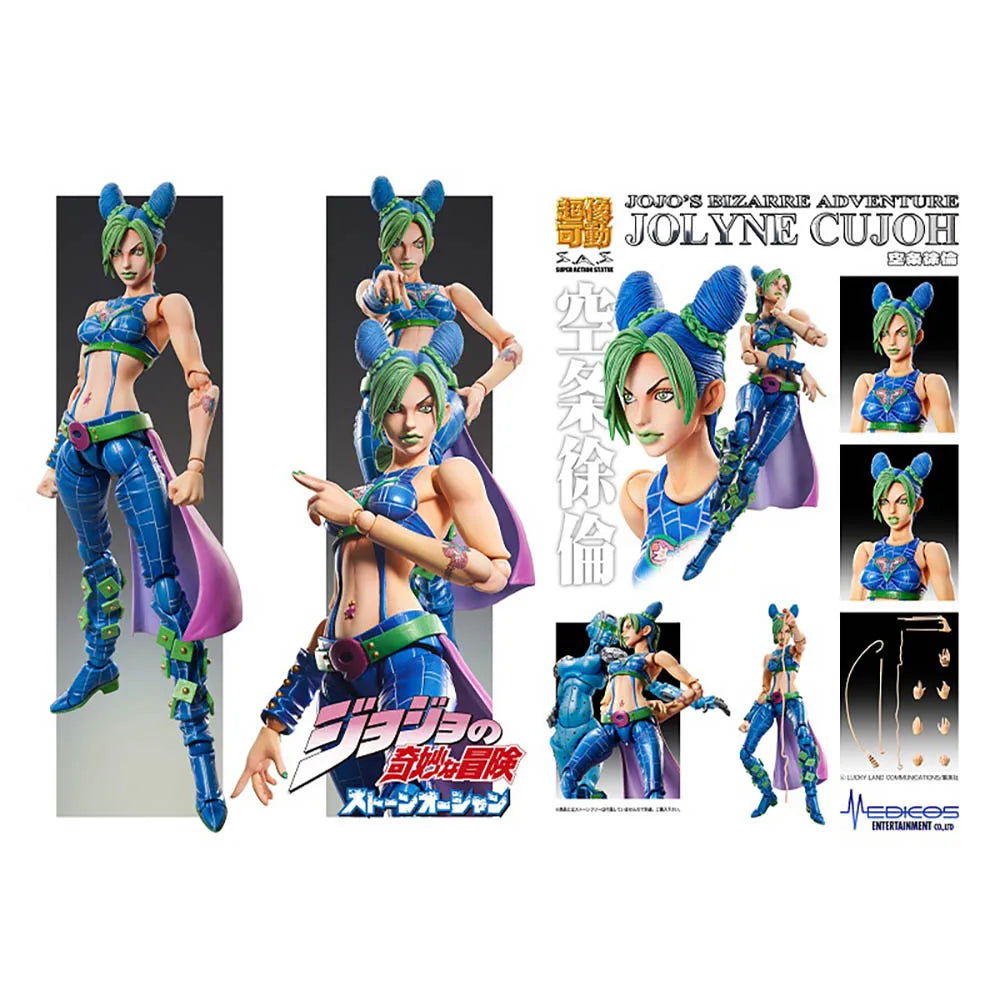 Anime Figures All Types Medicos Original Super Action Statue Jojo's Bizarre Adventure Season 1-8 Anime Model  Action Anime Toys