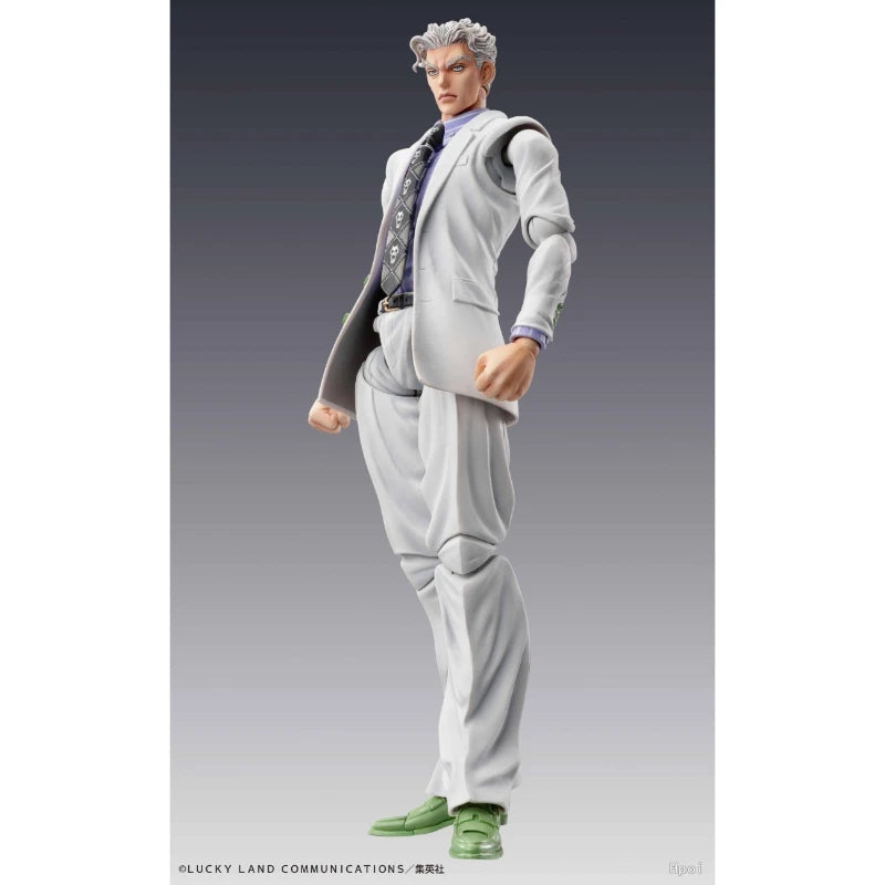 Medicos Super Action Statue Yoshikage Kira 16cm JoJo Diamond Is Unbreakable Figure Original Gifts Toys Model Garage Kit Kawaii