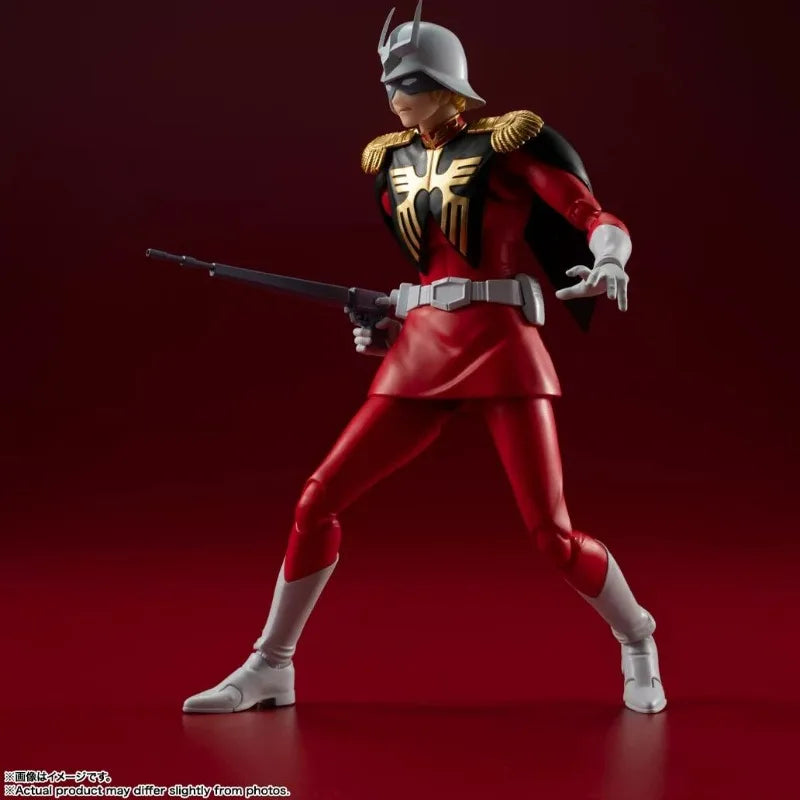 Brand New Genuine Bandai Model Mobile Suit Gundam Char Red Comet Aznab Joint Movable Figure in Stock Children's Toys in Stock