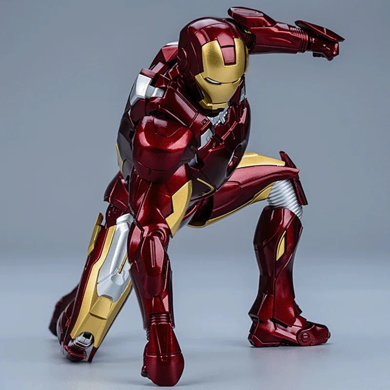 Fondjoy Marvel Iron Man MK7 DIY Assemble Toy Iron Man Model 15cm ABS Material 1/12 Scale Action Figures Toy  Boys Birthday Gift