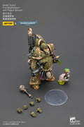【SF】JOYTOY Warhammer 40K 1/18 Action Figure Death Guard Foul Blightspawn with Plague Spraye Model Toys Gifts Collection Ornament