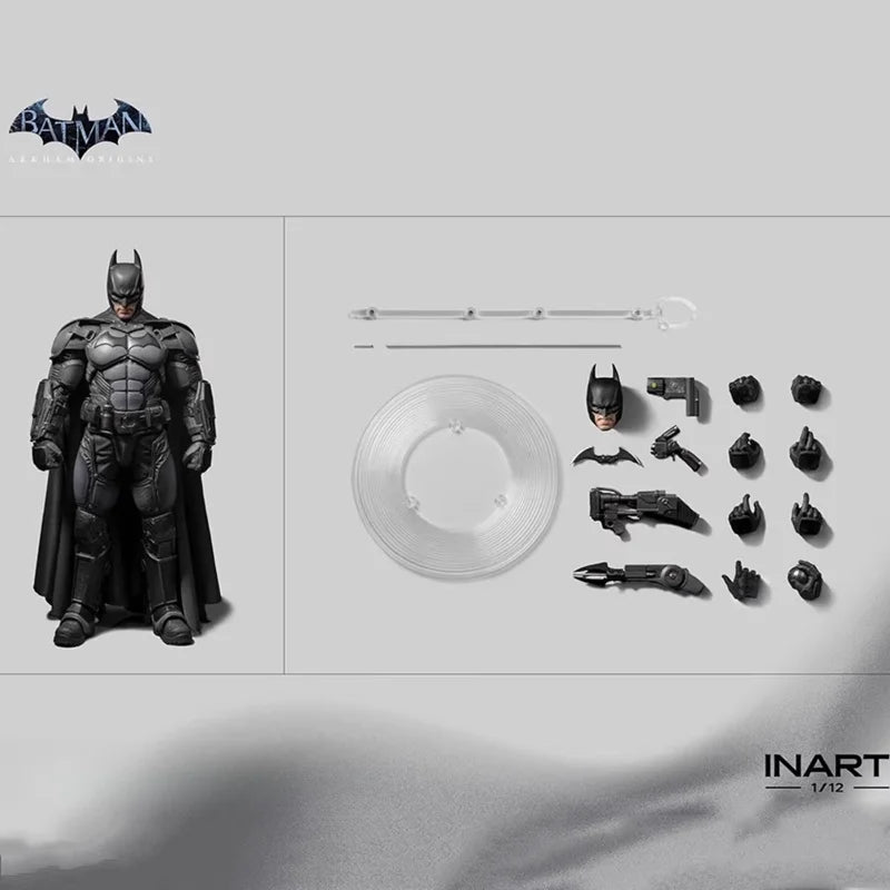 In Stock Original INART Batman Arkham Origins 1/12 Action Figure Anime Figurine Movable Model Toy Collectible Gift