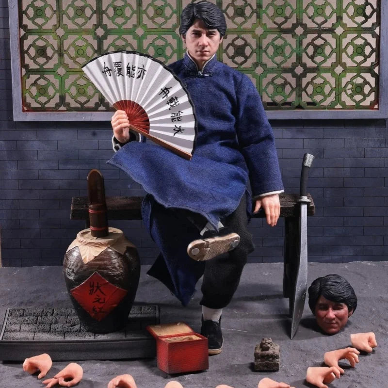 In Stock Drunken Boxer  New Mountain Studio 1/12 Action Figure Precious Collection Value Model Good Birthday Gifts Toys