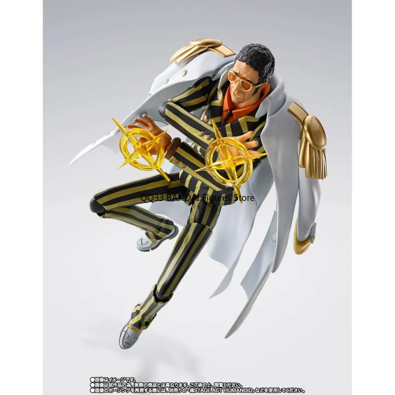 Bandai Original S.H.Figuarts One Piece Borsalino FUTURE ISLAND EGGHEAD Anime Action Figure Model Desktop Ornaments Gifts