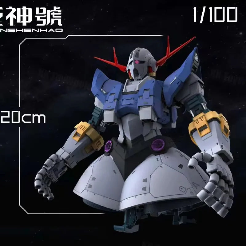 ABAWAKONG MG 1/100 MSN-02 Zeong RG Enlarged Version Assembly Model Kits Plastic skeleton Anime Action Figure Robot Plastic Model