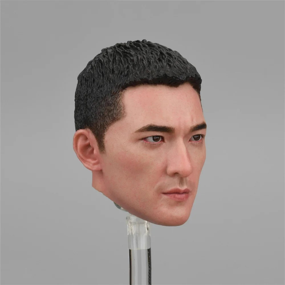 1/6 Soldierstory SS134 Asia Soldier Handsome Guy Man Head Sculpt Carving Knee Pad Elbow Sunglasses For 12" DAM COO Action Figure