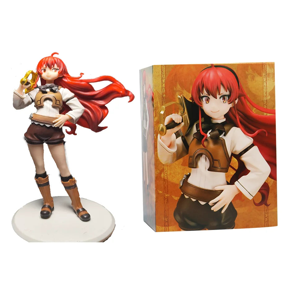 The 20cm/25cm Magician Roxy Migurdia flower Action Figure Mushoku Tensei：Jobless Reincarnation Anime Figure PVC