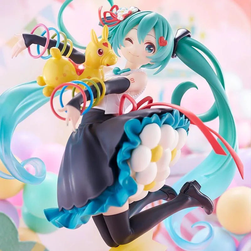 100% Official Genuine TAITO AMP+Hatsune Miku✕Rody 39 Anniversary Ver. Action Figures Anime Statue Model Girls Toys Collections