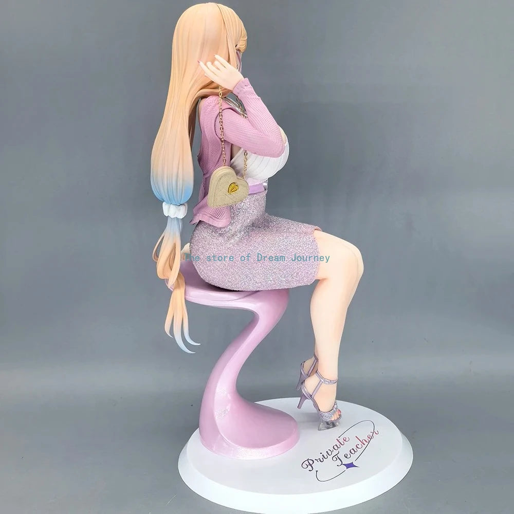 23cm Original Fuyyama Asako 1/6 Bear Panda Girl Toy Japanese Anime Character PVC Action Figure Toy Gift Collection