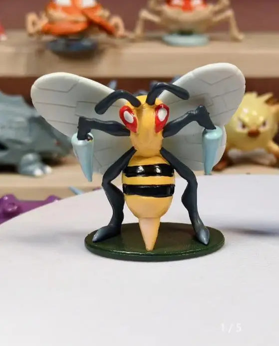 Pokemon Figure Beedrill Doll Cartoon Model Children Ornaments Accessories Toy