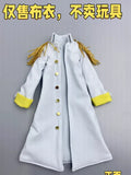 ONE PIECE SHF Anime NEW Handmade Borsalino Admiral's cloak Built In Iron Wire Is Suitable for 1/12 Toys
