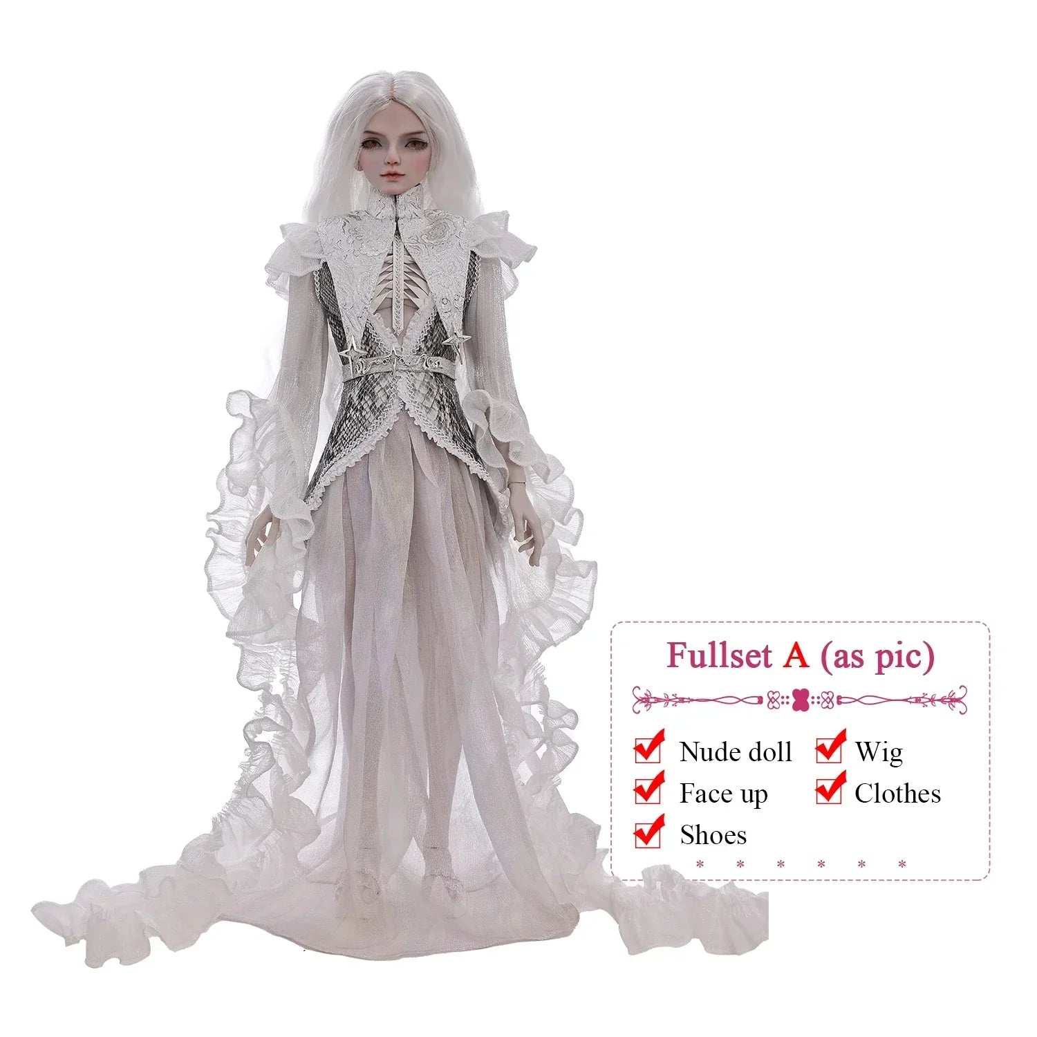 Joybjd Darkne Doll Bjd 1/4 Male Bailang Body Pharmacist Wizard Fantasy Angel Full Set Resin Toy