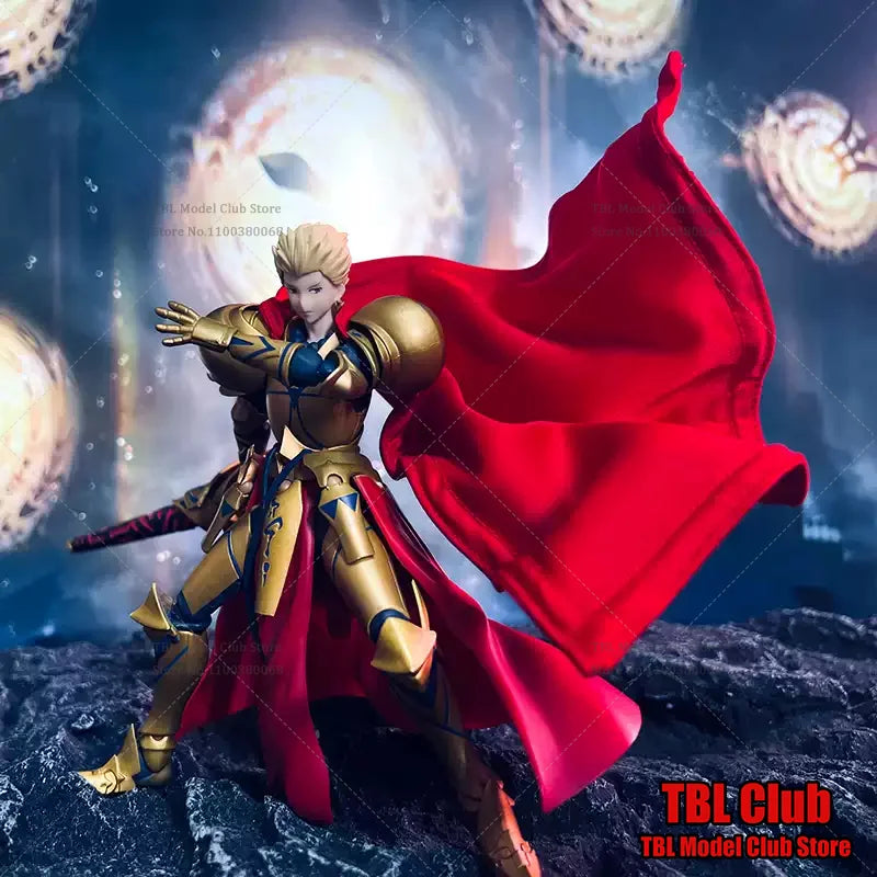 1/12 Scale Male Clothes Cloak Fate/Zero The Holy Grail War Gilgamesh Japanese Anime For figma 6-inch Action Figure Soldier