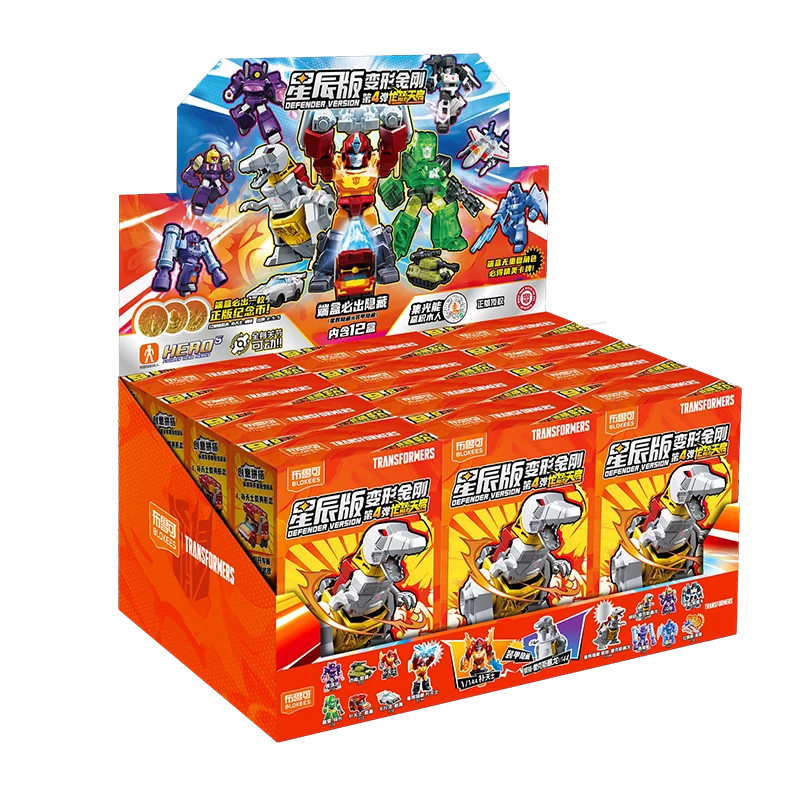 Hot Blokees Anime Figure transformers De Fender Version 1/2/3/4/5 OPTIMUS PRIME Megatron Ironhide Thundercracker Robot Toy Gifts