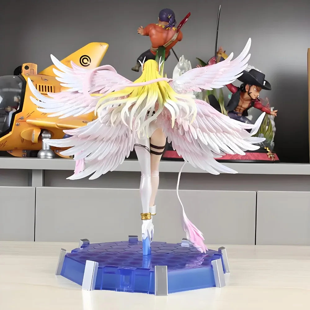 26cm/10.24in Anime Digimon Adventure Figure Angewomon Action Figures Pvc Collection Model Toys for Children Gifts