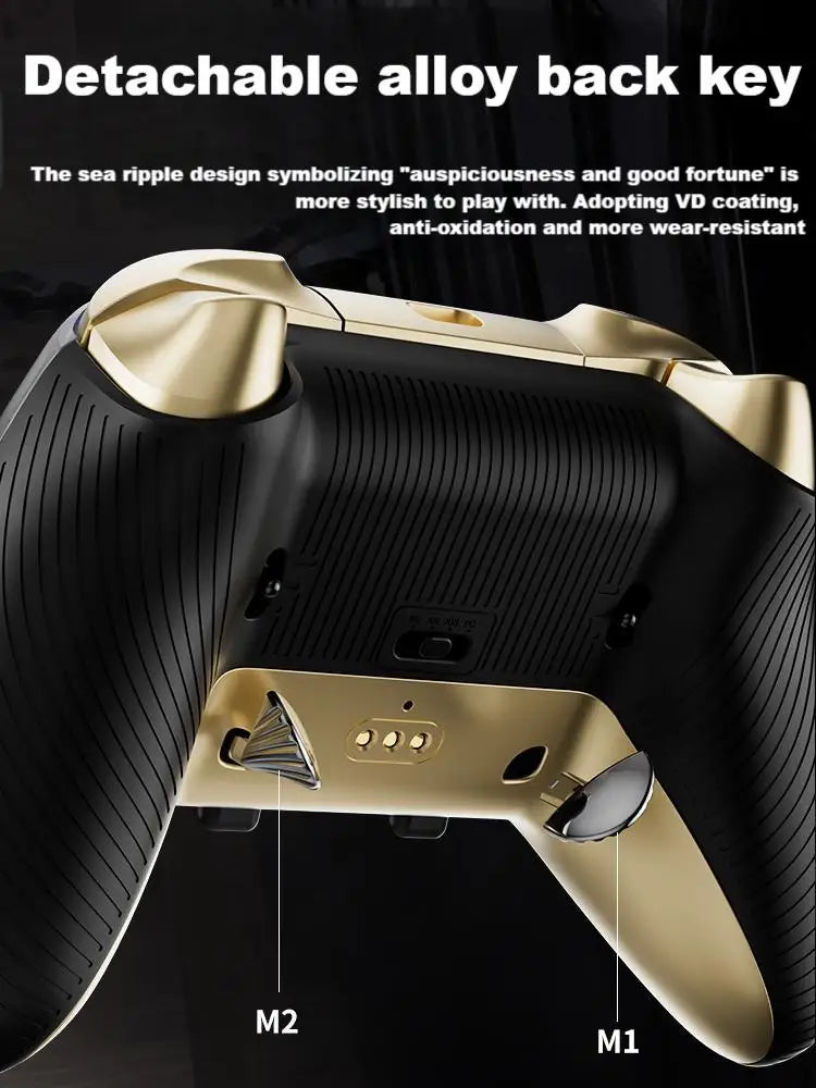 AOLION K20 Gaming Controller Dual Hall Magnetic Surface Shell Three speed Linear Trigger for iOS and Android PC Charging HUB
