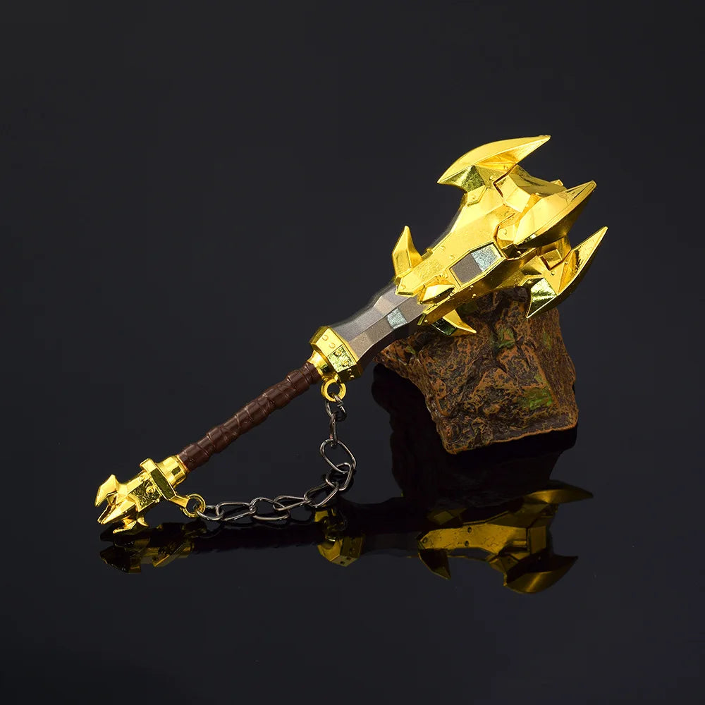 Hyrule Fantasy Weapon Savage Lynel Crusher Zelda Game Peripheral 15 см метален меч модел ключодържатели орнаменти занаяти играчки подаръци