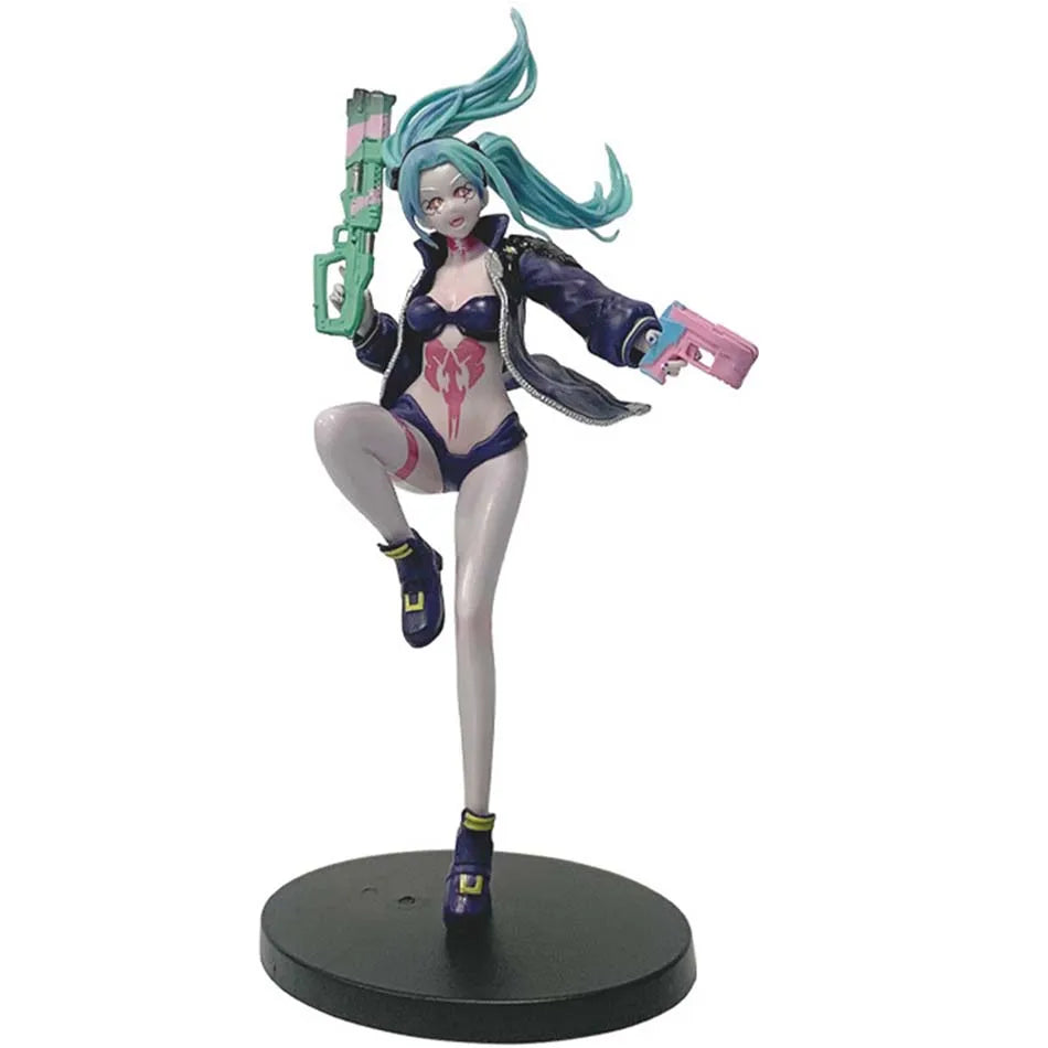23CM  Anime Game Cyberpunk: Edgerunners Rebecca Figure Standing Anime Model Toy Gift Lucy Collection David Martinez Aciton Figur