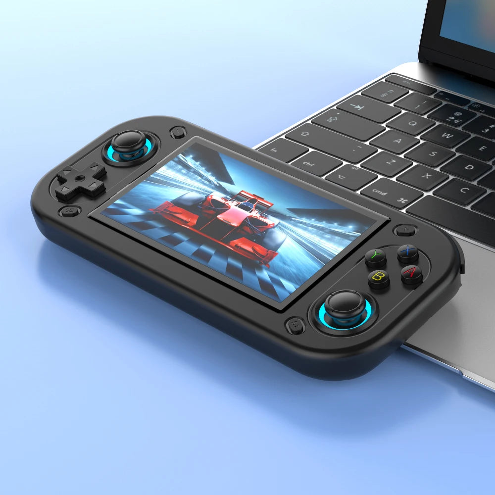 2025 NEW R43S Retro Handheld Video Game Console Linux System 4.3 Inch Screen 1920*1080 Portable Pocket Video Player HDMI Out 64G