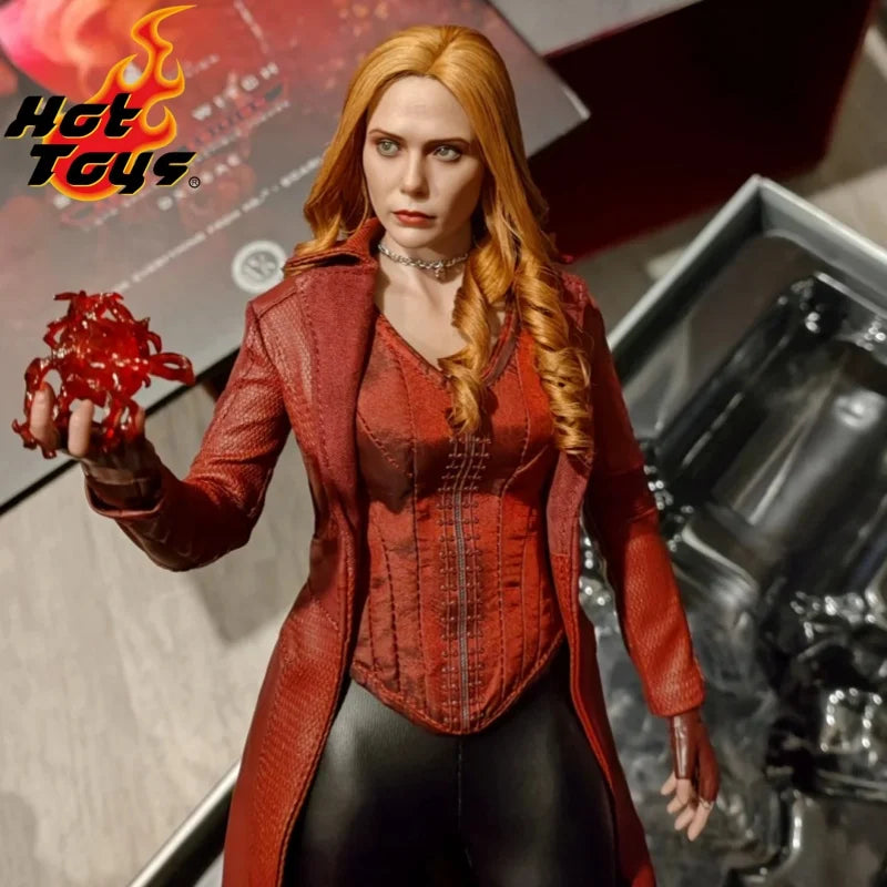 In Stock HOTTOYS HT 1/6 DX36AE Avengers 4 Scarlet Witch Artisan Edition Marvel Anime Action Figure Collectable Model Toy Gift