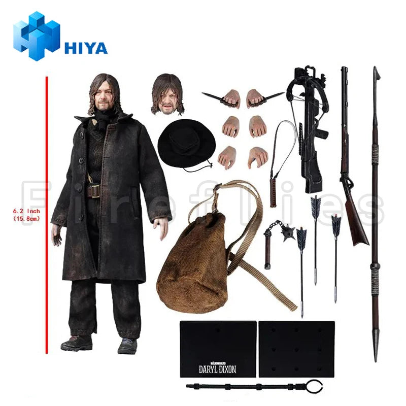 1/12 HIYA 6nch Action Figure Exquisite Super Series The Walking Dead Daryl Dixon Daryl Anime Model Toy