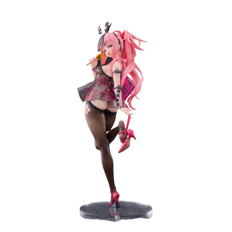 Original  27cm 1/6 Digigirlhigh Heels And Lollipop Bunny Girl Action Figure Modle Decoration Desktop Collectible Toy