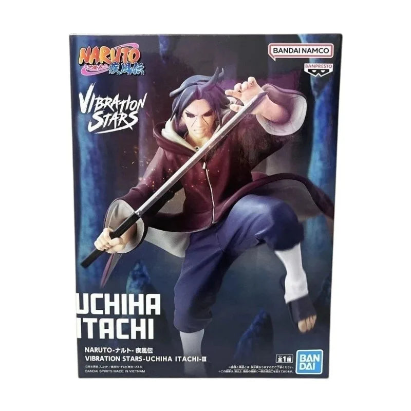 Bandai In Stock Banpresto Vibration Stars Original Anime Naruto Uchiha Itachi Yakushi Kabuto PVC Action Figure Model Toy Gift DT