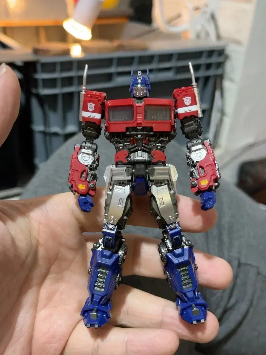 In Stock Trumpeter Smart Kit SK09 OP Glue-free Movable Assembly Model Car Robot Action Figures Transformation Toys Autobots Gift