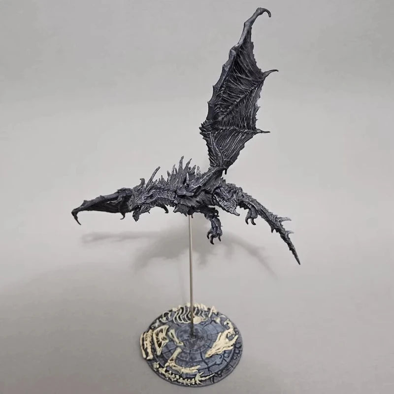 25cm Alduin Black Dragon Action Figure The Elder Scrolls V Skyrim Articulated Boxed Collectible Statue For Game Fans