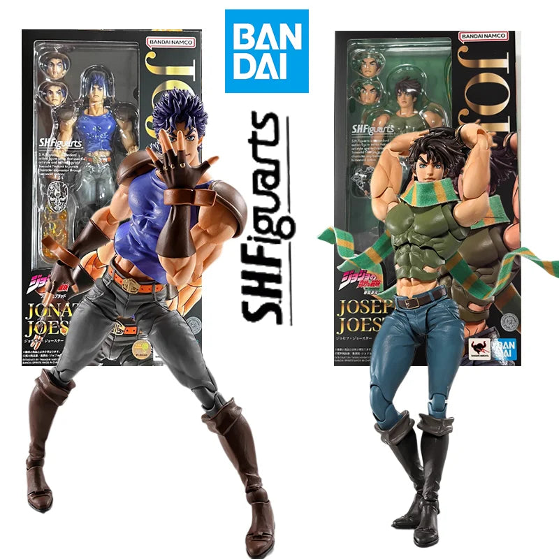 Spot SaleBandai S.H.Figuarts SHF JOJO JOJO JONATHAN JOESTAR Mol Kit SHF PVC about 14.5cm Action Figures Mol Toys Figurine GiftIn