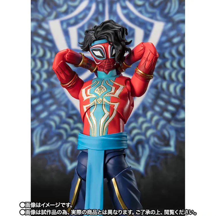 In Stock Bandai PB SHF Spider-Man Indian Spider-Man Parallel Universe 2 Across The Universe Movable Collection Gift