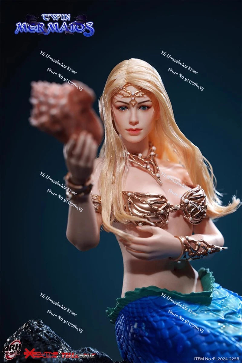 In Stock TBLeague PL2024-225A Blue PL2024-225B Normal Verison 1/6 Sea Beauty Female Monster Action Figure Delicate 12" Doll