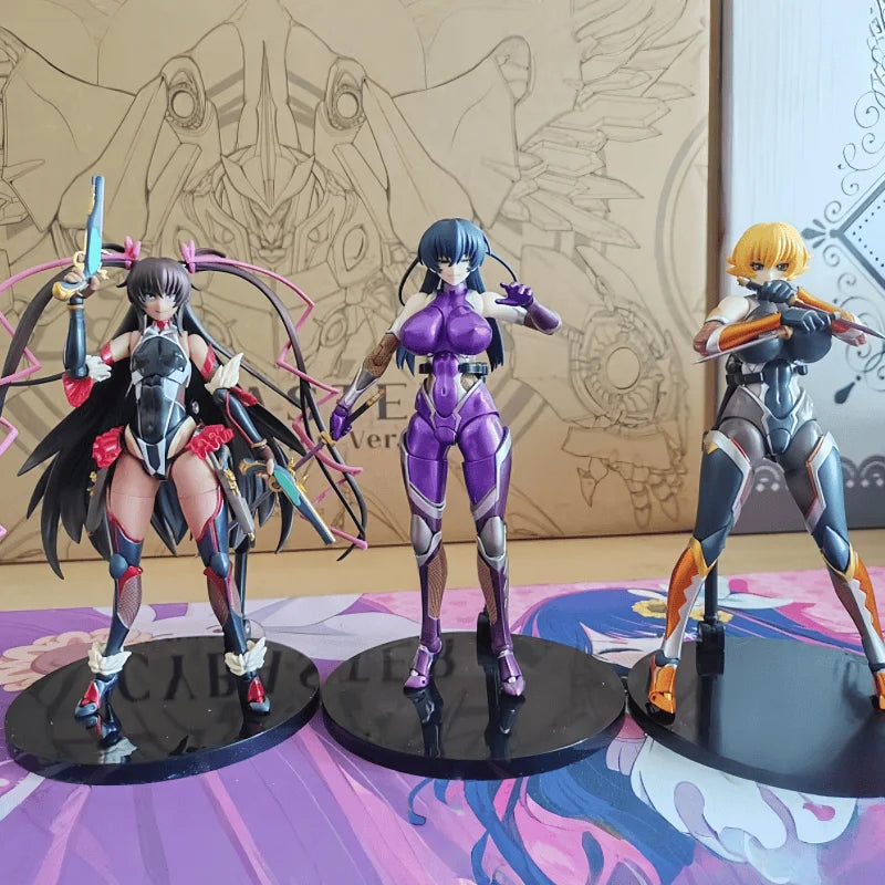 Hot  Taimanin Asagi 3 Action Figure Mizuki Yukikaze Igawa Sakura Asagi Figurine Anime Peripheral Collect Toy Gift Action Figure